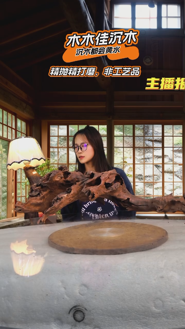 一*木木佳沉木鱼缸造景-248