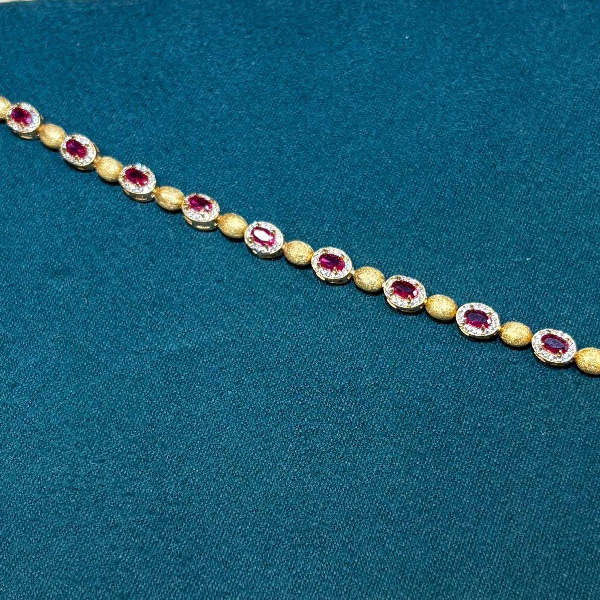 《高端定制》高贵奢藏级红宝石手链516