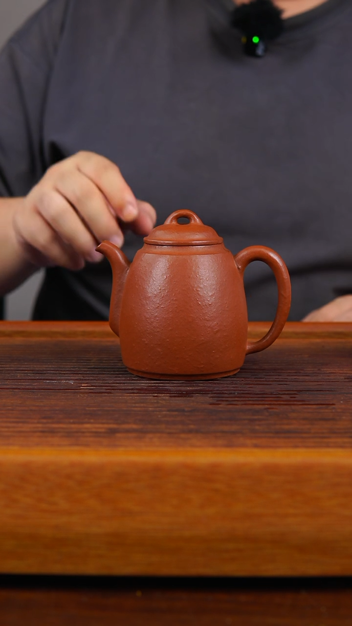 茶壶紫砂朱泥秦权壶280CC
