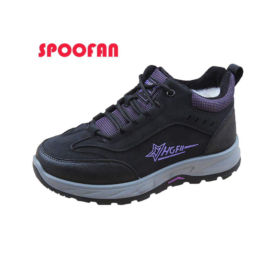 抗寒保暖时尚加绒情侣款运动休闲棉鞋2617