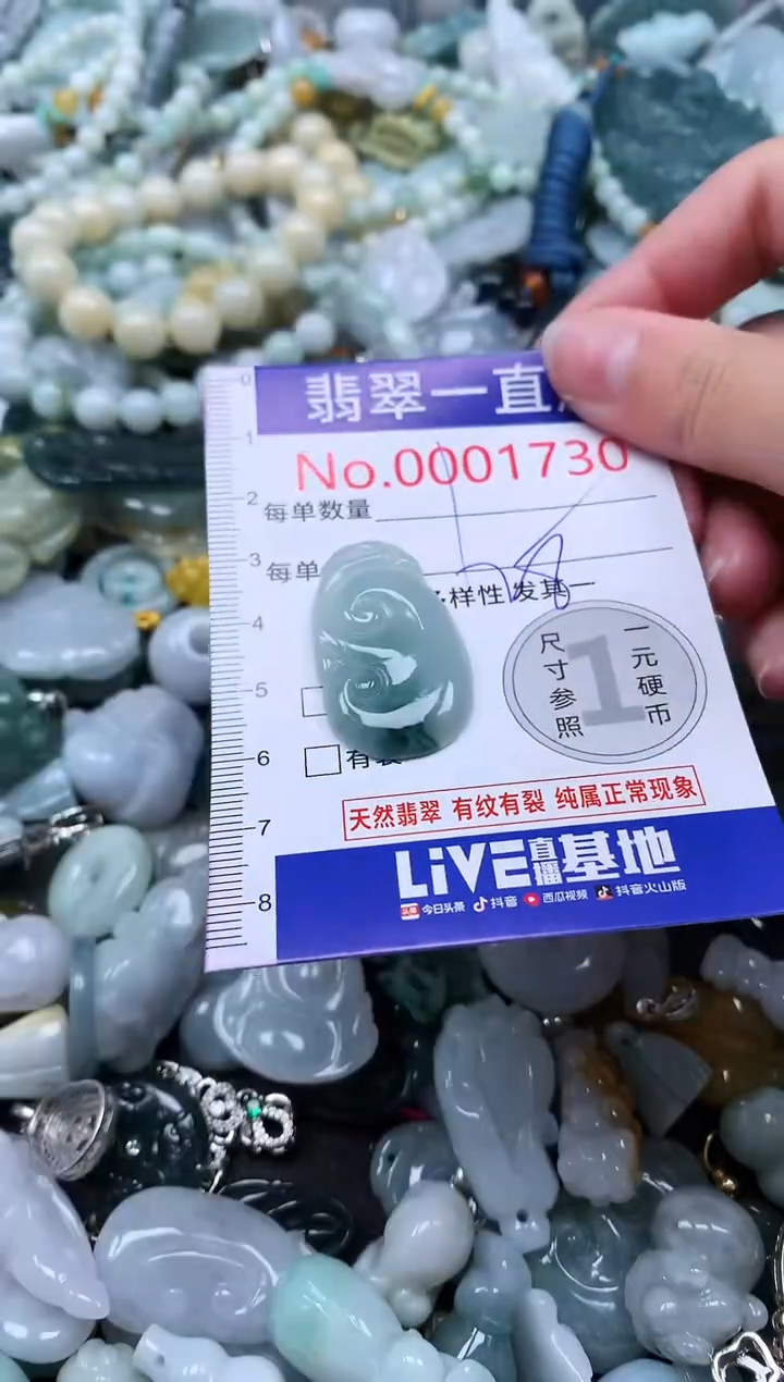 【闪购商品】翡翠吊坠(不含链)未镶嵌1730