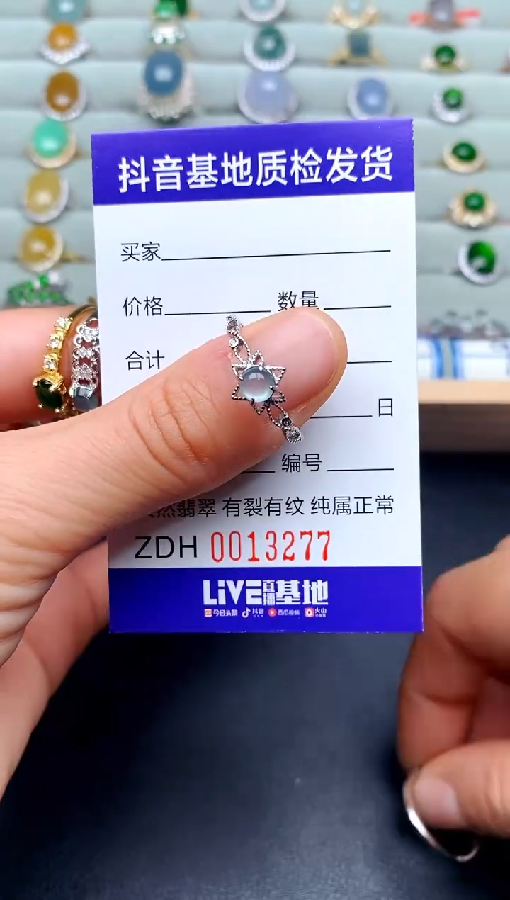 【闪购商品】翡翠戒指银S925镶嵌..............