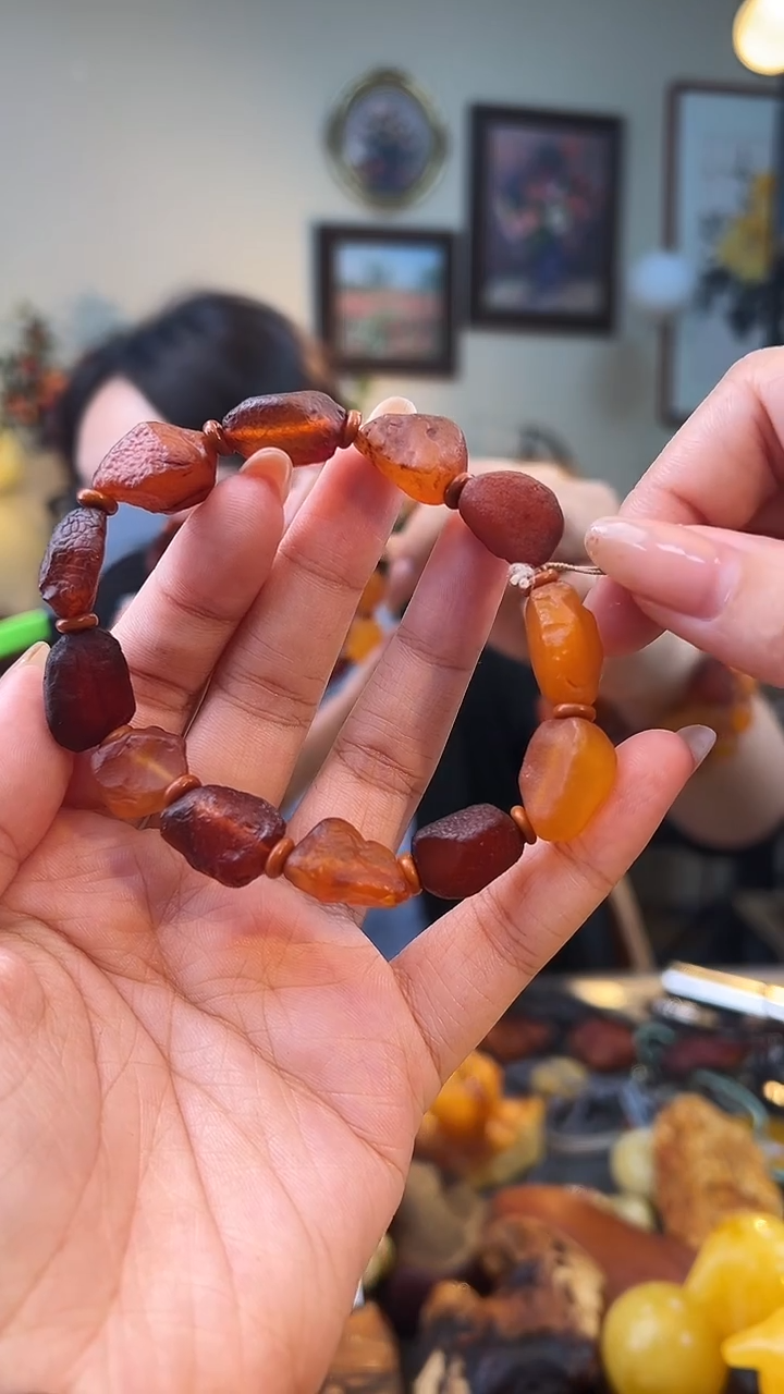 手串琥珀未镶嵌手串
