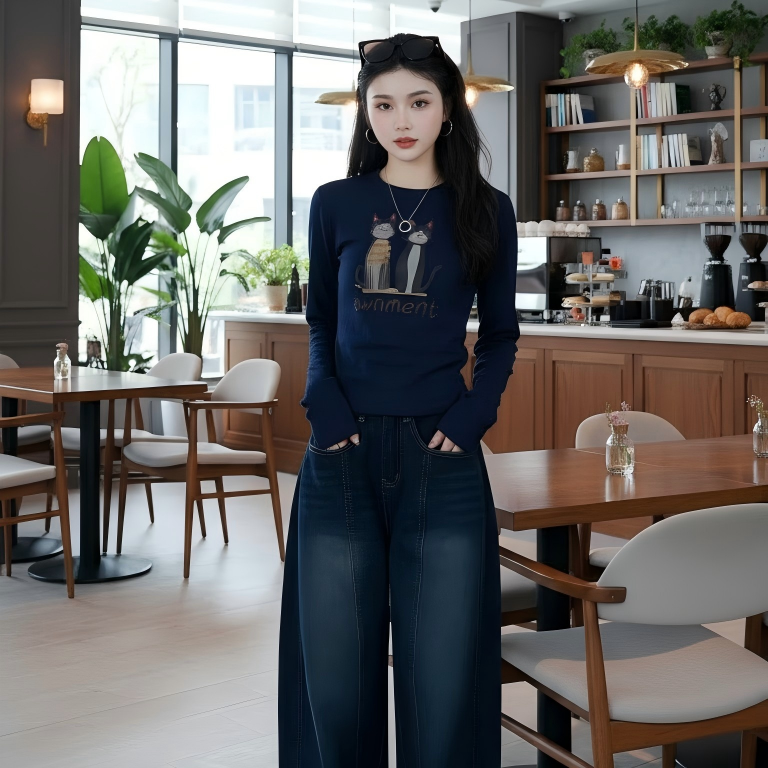 【喵星伙伴】25年韩系秋冬装加绒长袖T恤女内搭显瘦修身打底衫C694