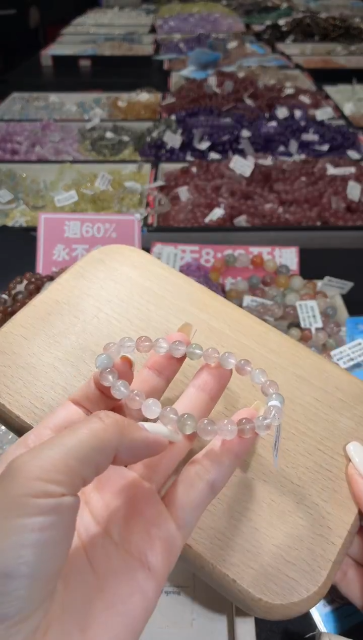 未镶嵌手链水晶145号 多样性发一DD  7+