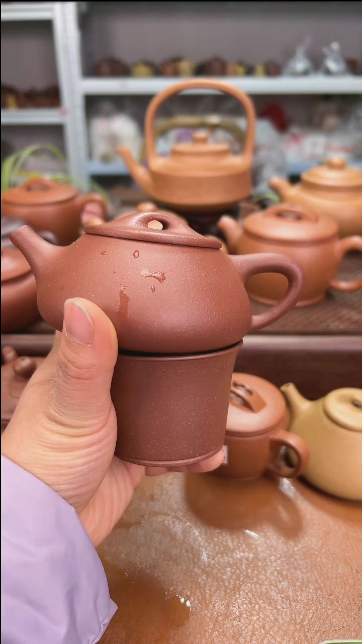 【闪购商品】紫砂茶壶200毫升石瓢