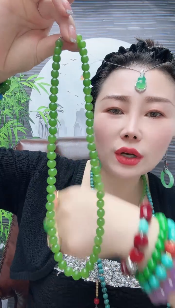 高货乌兰海卡元宝扣头项链