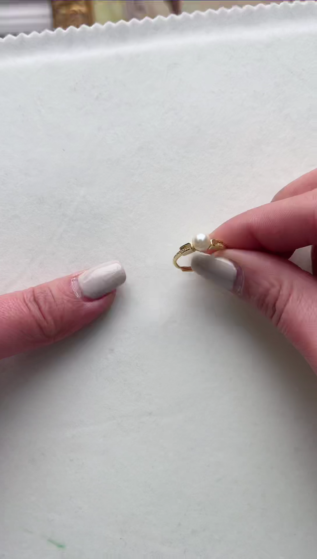 【闪购商品】海水珍珠戒指银S925镶嵌aj4138戒指