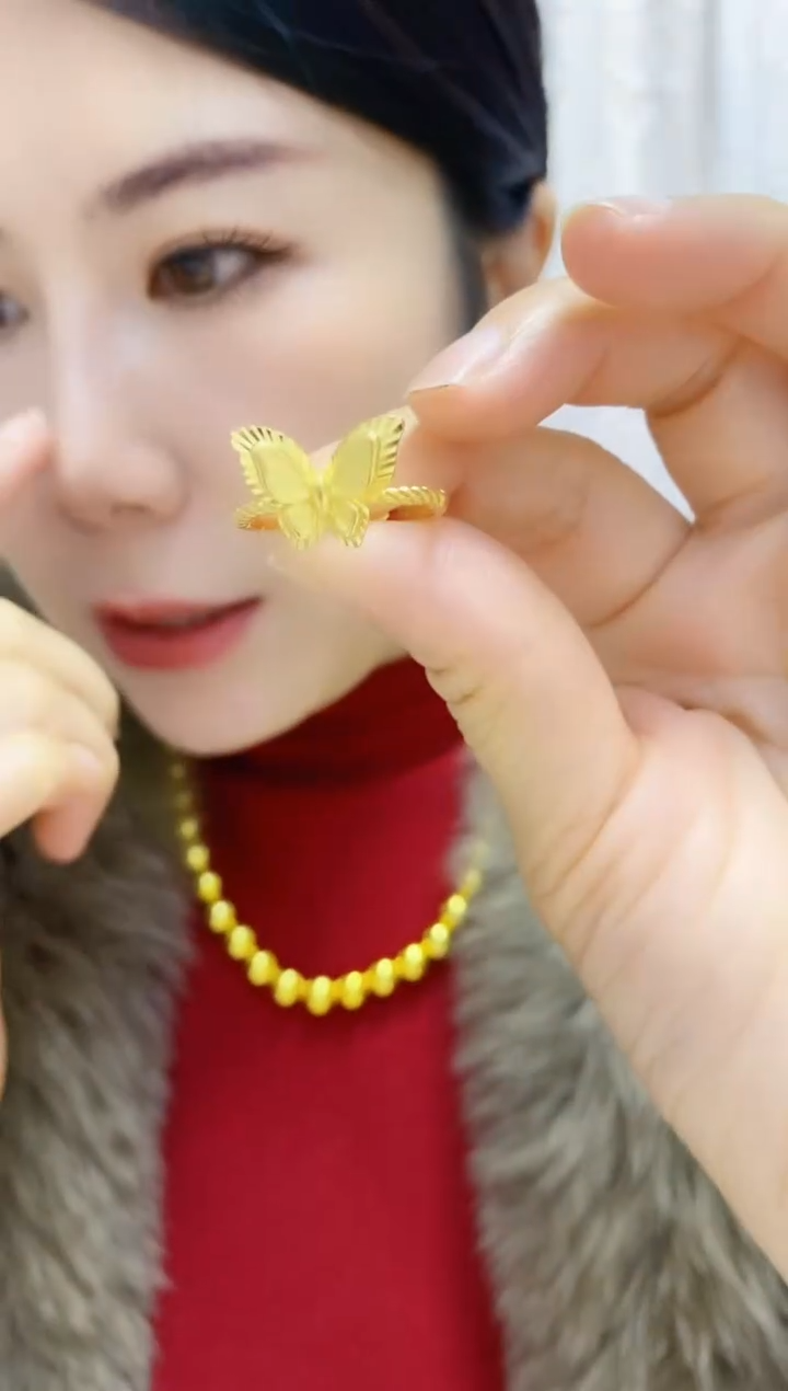 合金无014蝴蝶戒指