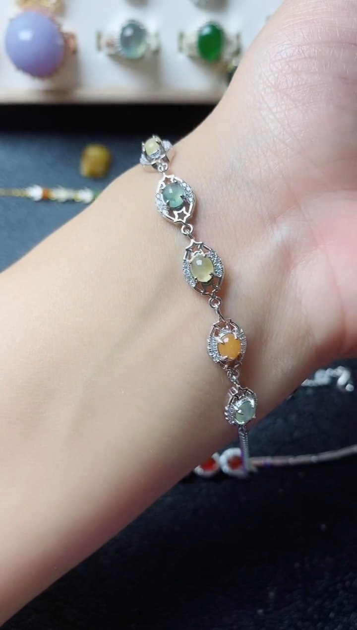 【闪购商品】翡翠戒指银S925镶嵌111111