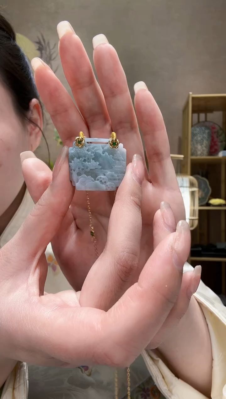 【闪购商品】翡翠颈饰未镶嵌吊坠