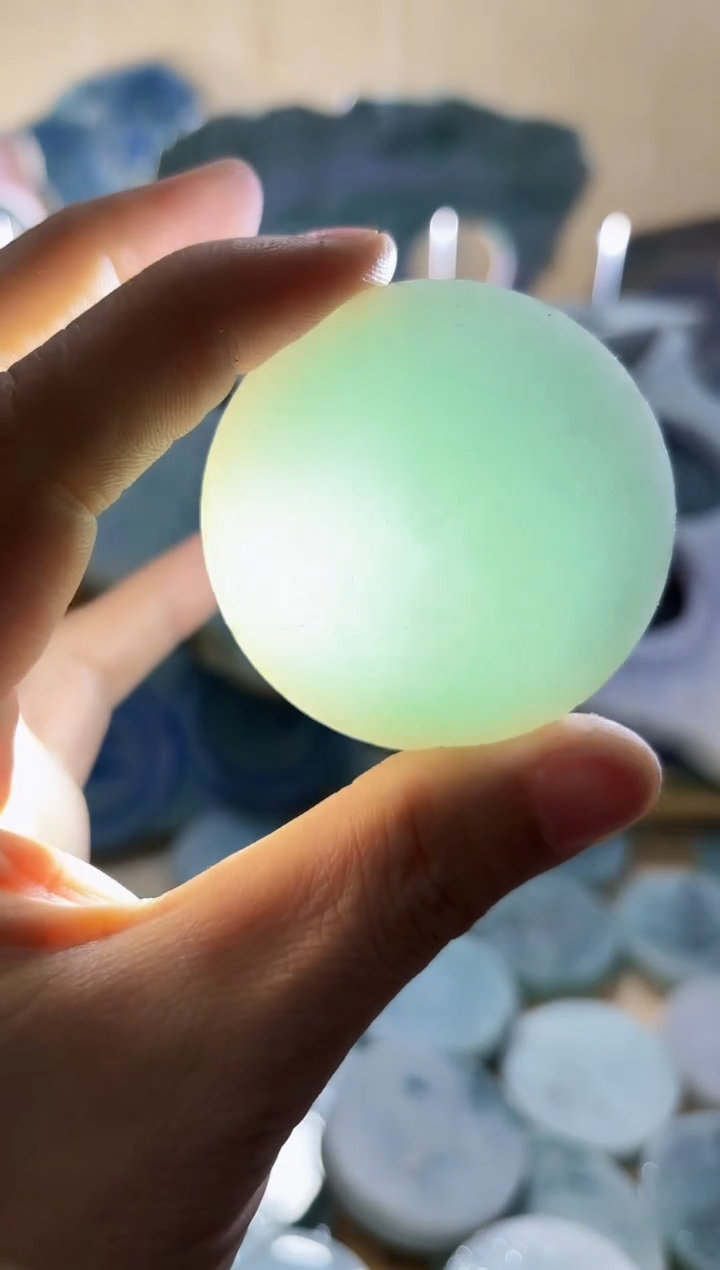 【闪购商品】翡翠颈饰未镶嵌A货闯文2493