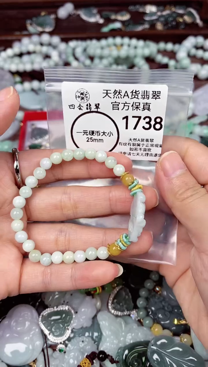 【闪购商品】翡翠颈饰未镶嵌天然A货翡翠1738