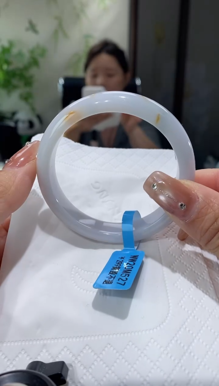 未镶嵌手镯翡翠圈口52.6