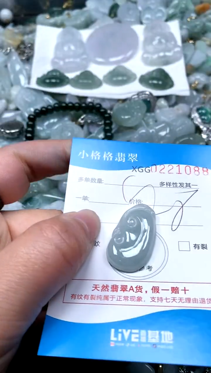 【闪购商品】翡翠颈饰未镶嵌闪购商品0221088