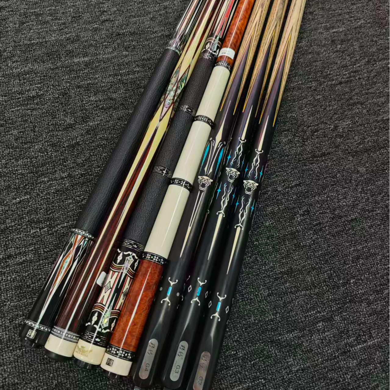 大支球杆适用于中式黑八九球