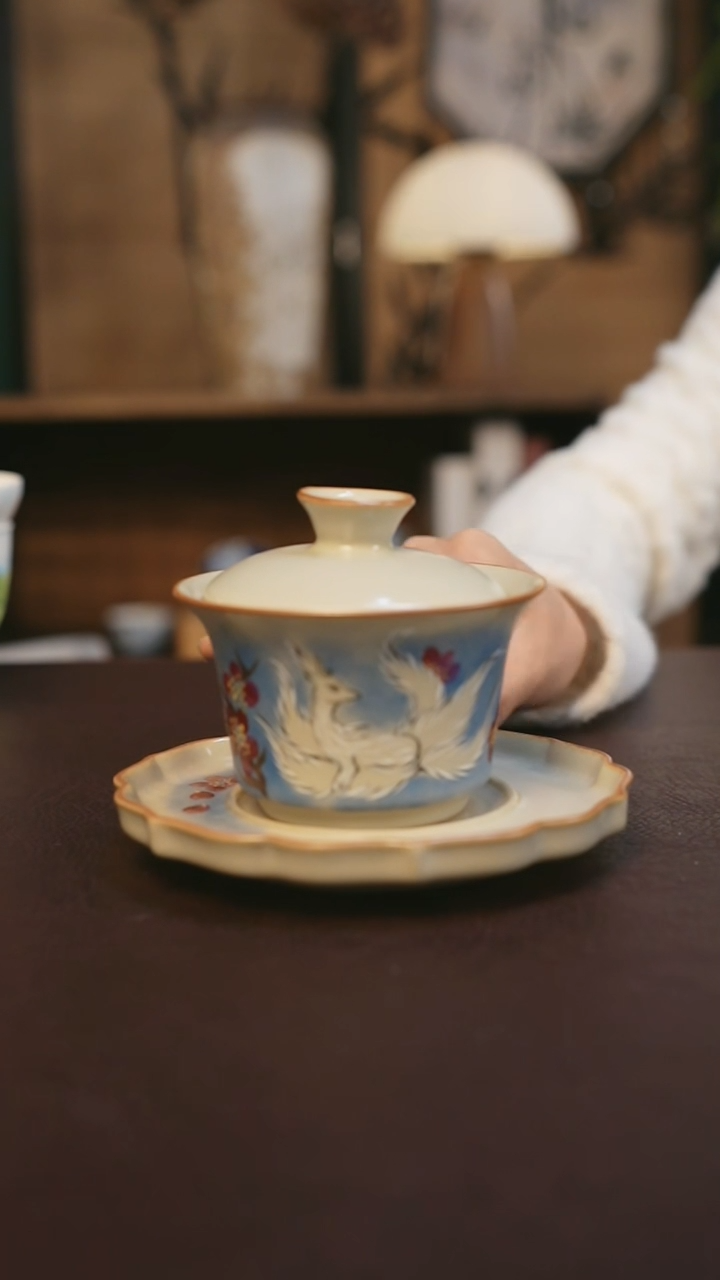 【闪购商品】景德镇陶瓷杯碗柴烧多人