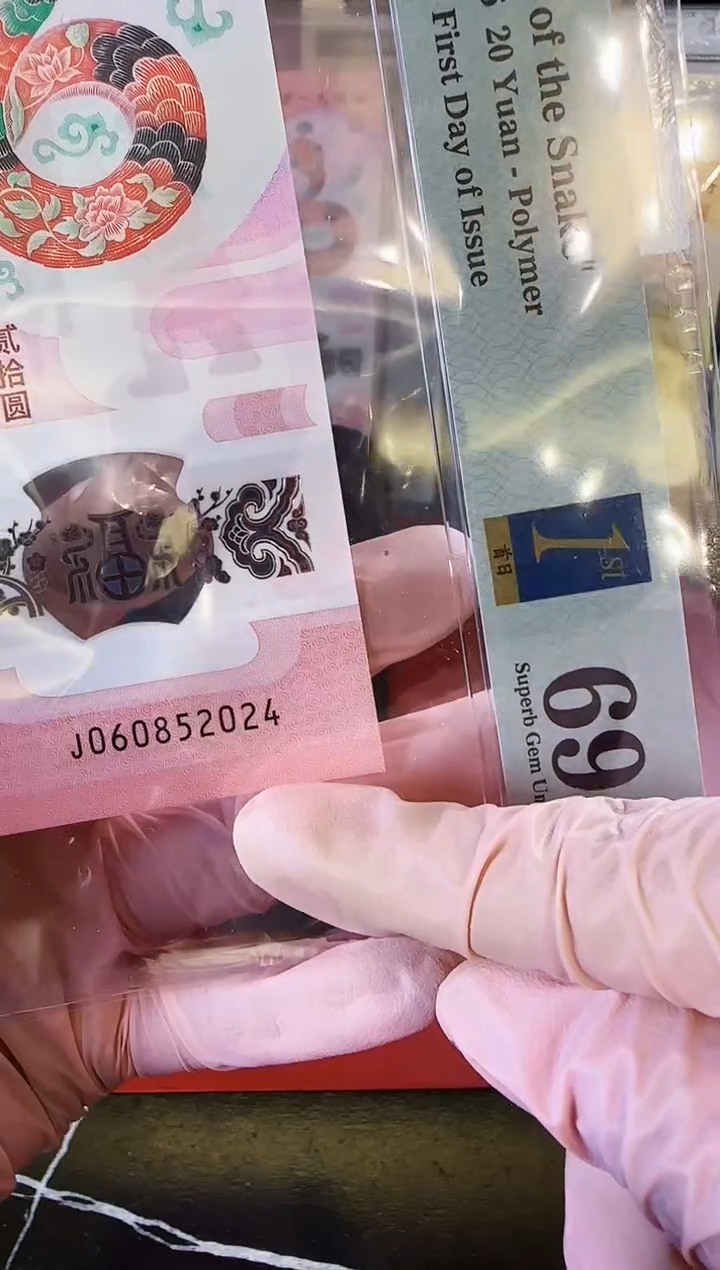 【闪购商品】塑料2025蛇钞单张060852024裸
