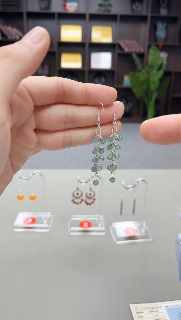 未镶嵌翡翠耳饰911000