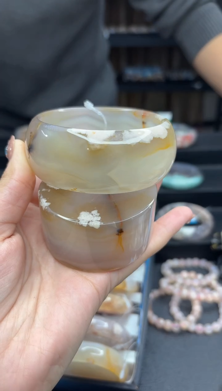 【闪购商品】石英质玉手镯未镶嵌5（63圈赠送镯心）