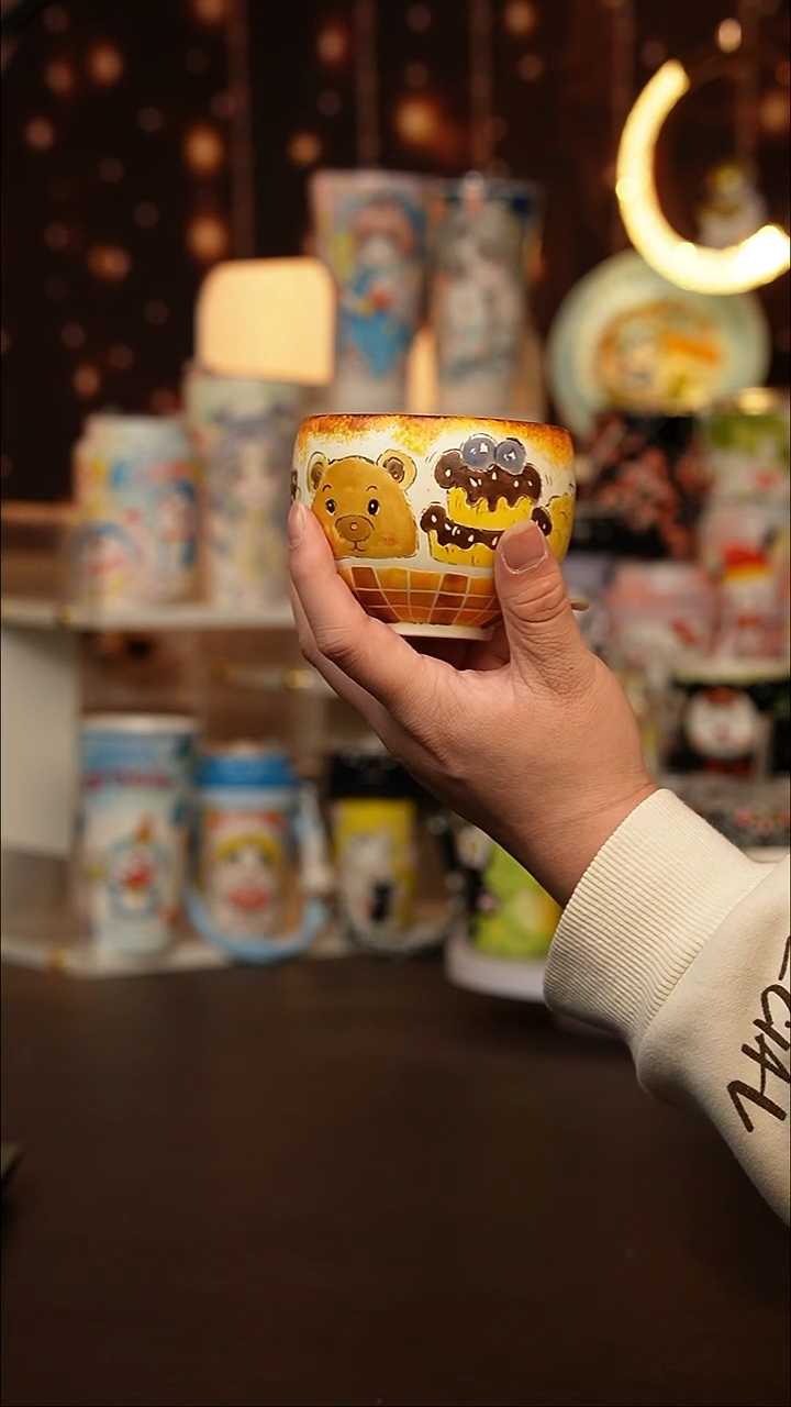 (玉泥）景德镇手工手绘文创陶瓷杯