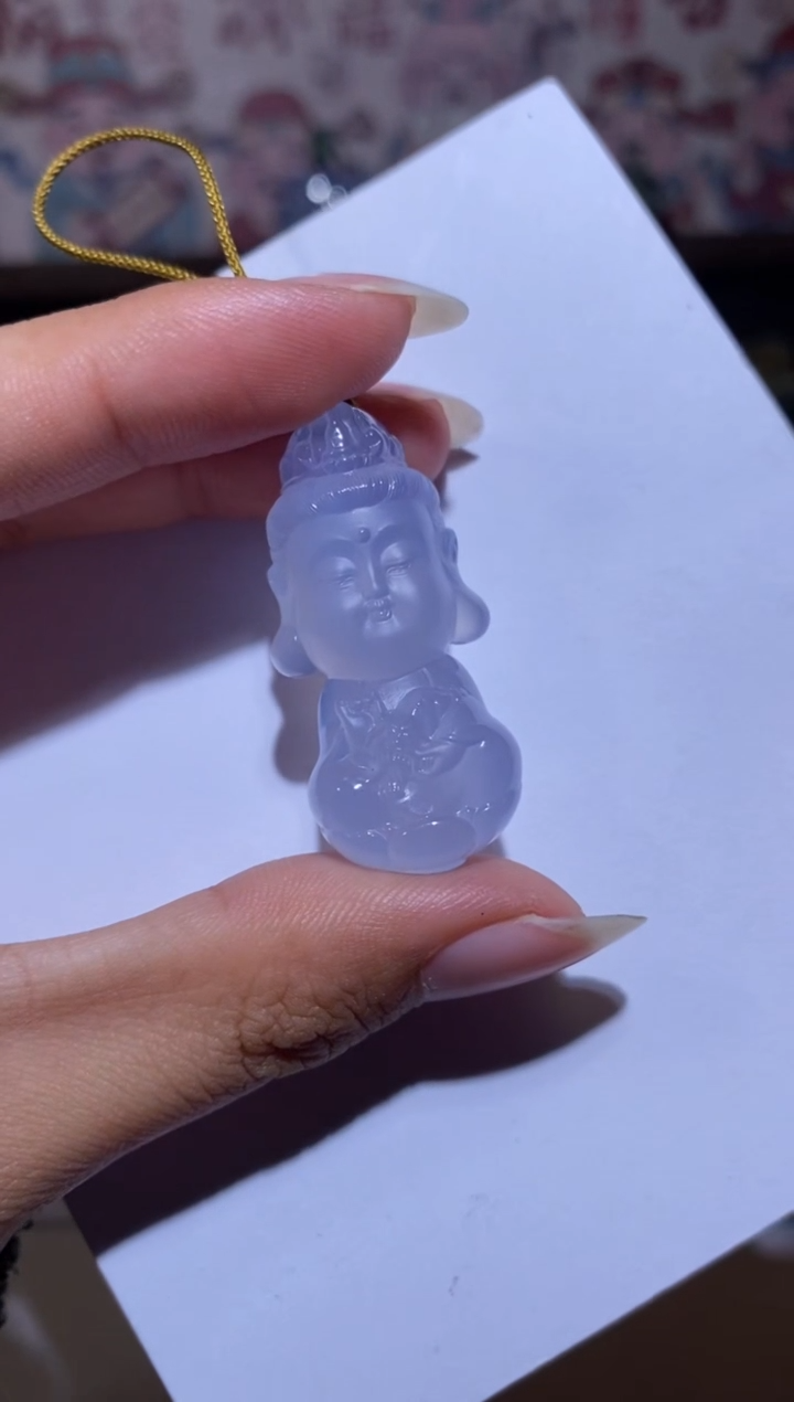 【闪购商品】玛瑙/玉髓颈饰未镶嵌文殊宝宝佛