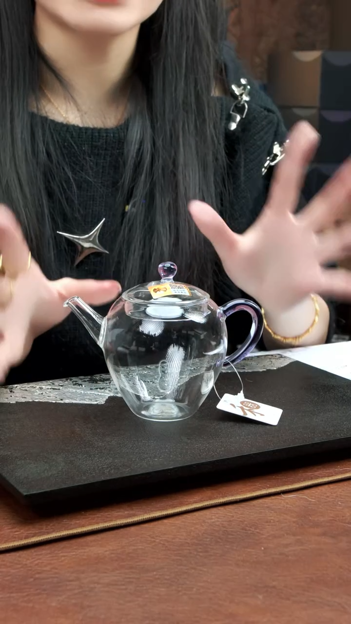 禾器 文巧壶 浅紫色