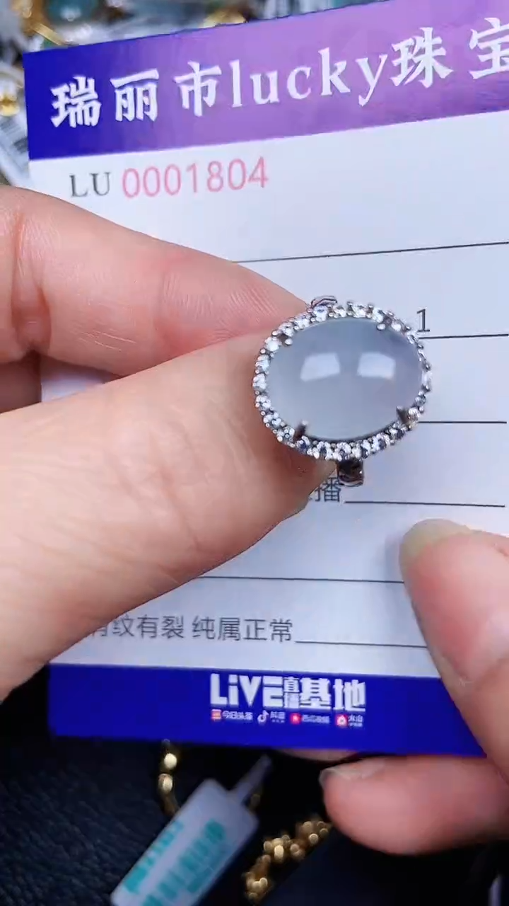 颈饰银S925镶嵌翡翠14804