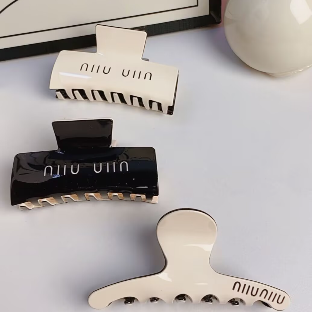 复古/宫廷法式女日韩抓夹发夹黑色百搭简约韩版网红优雅复古