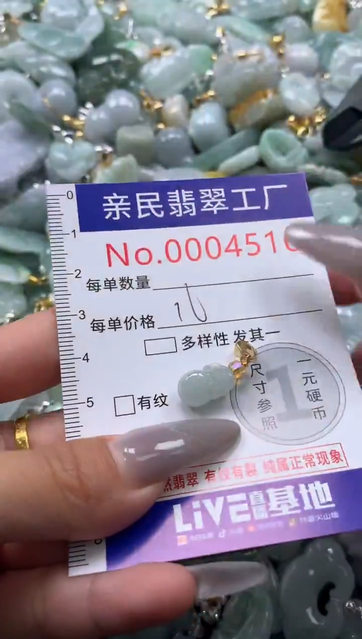 颈饰未镶嵌翡翠4516