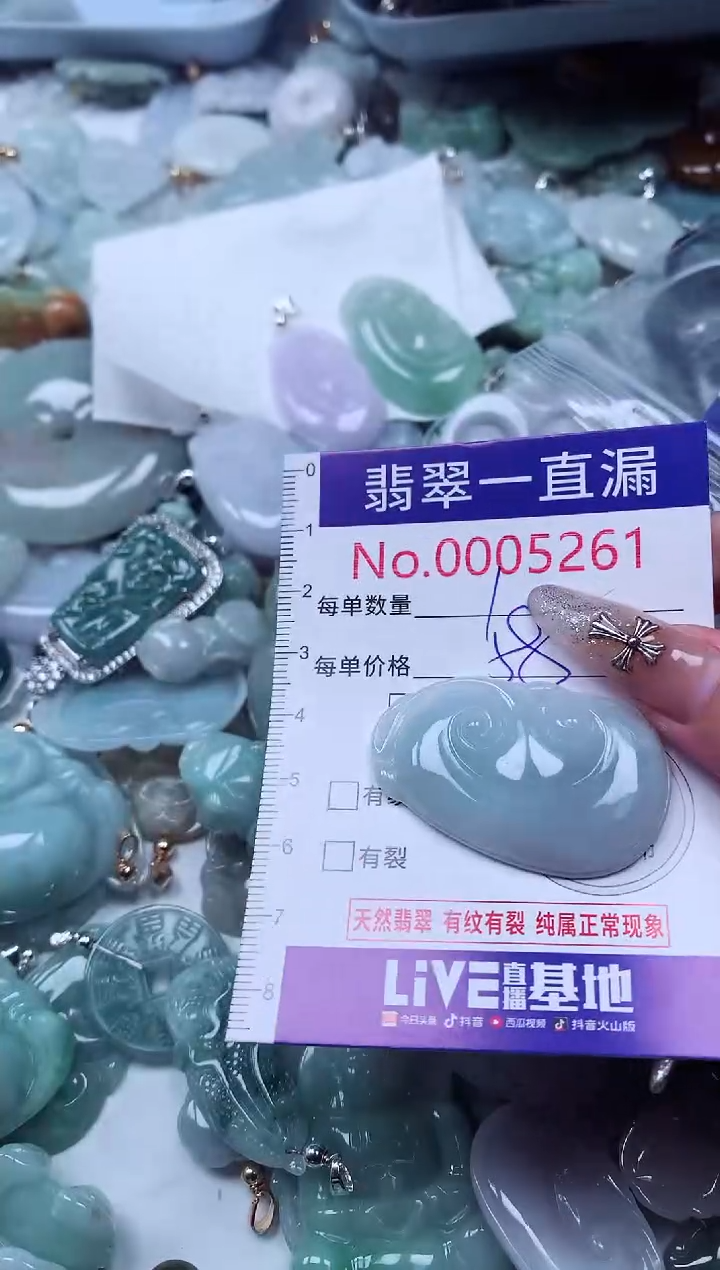 吊坠(不含链)未镶嵌翡翠5261