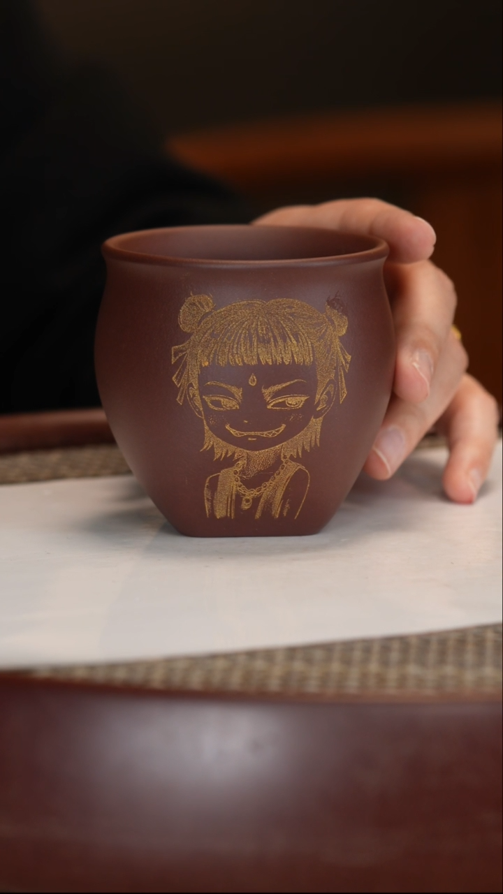 【闪购商品】紫砂茶壶哪吒主人杯