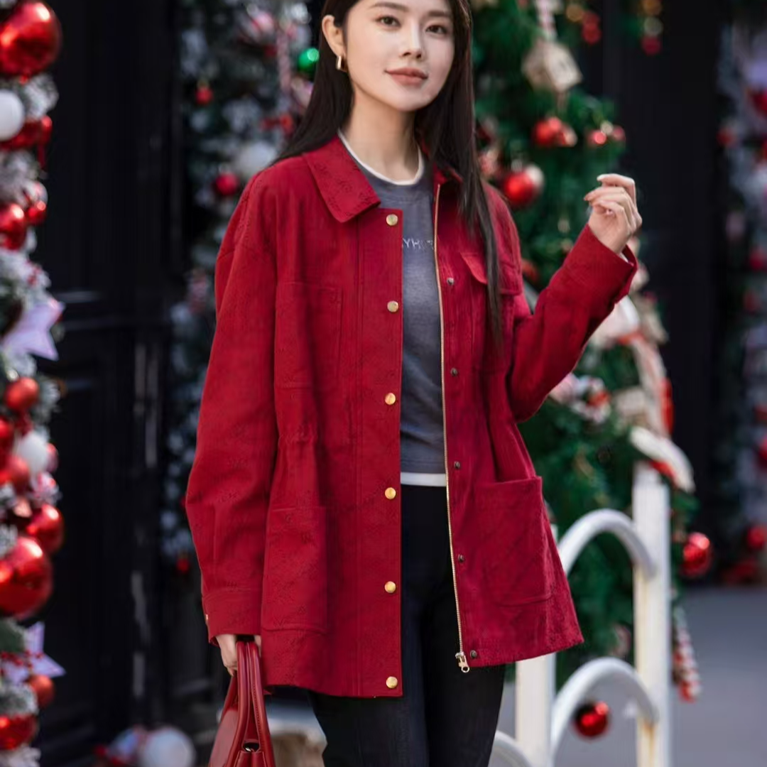 25春季新款老花外套