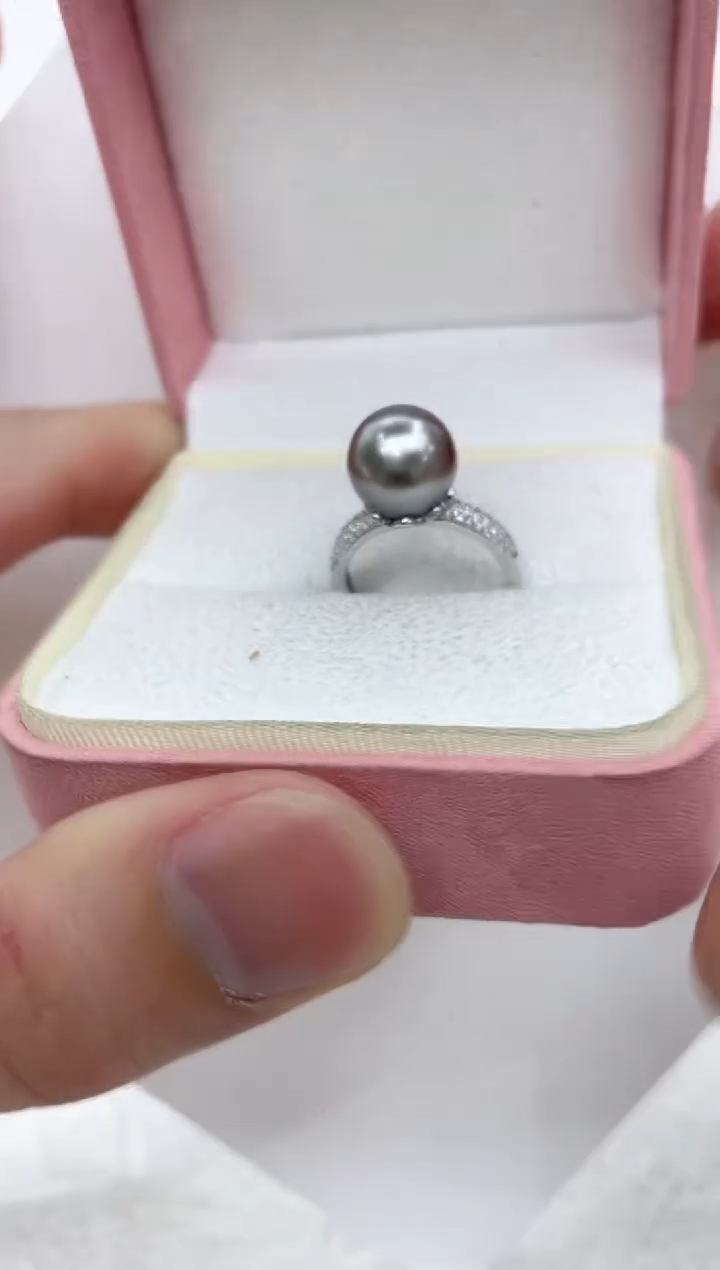 【闪购商品】海水珍珠戒指银S925镶嵌海水珍珠戒指