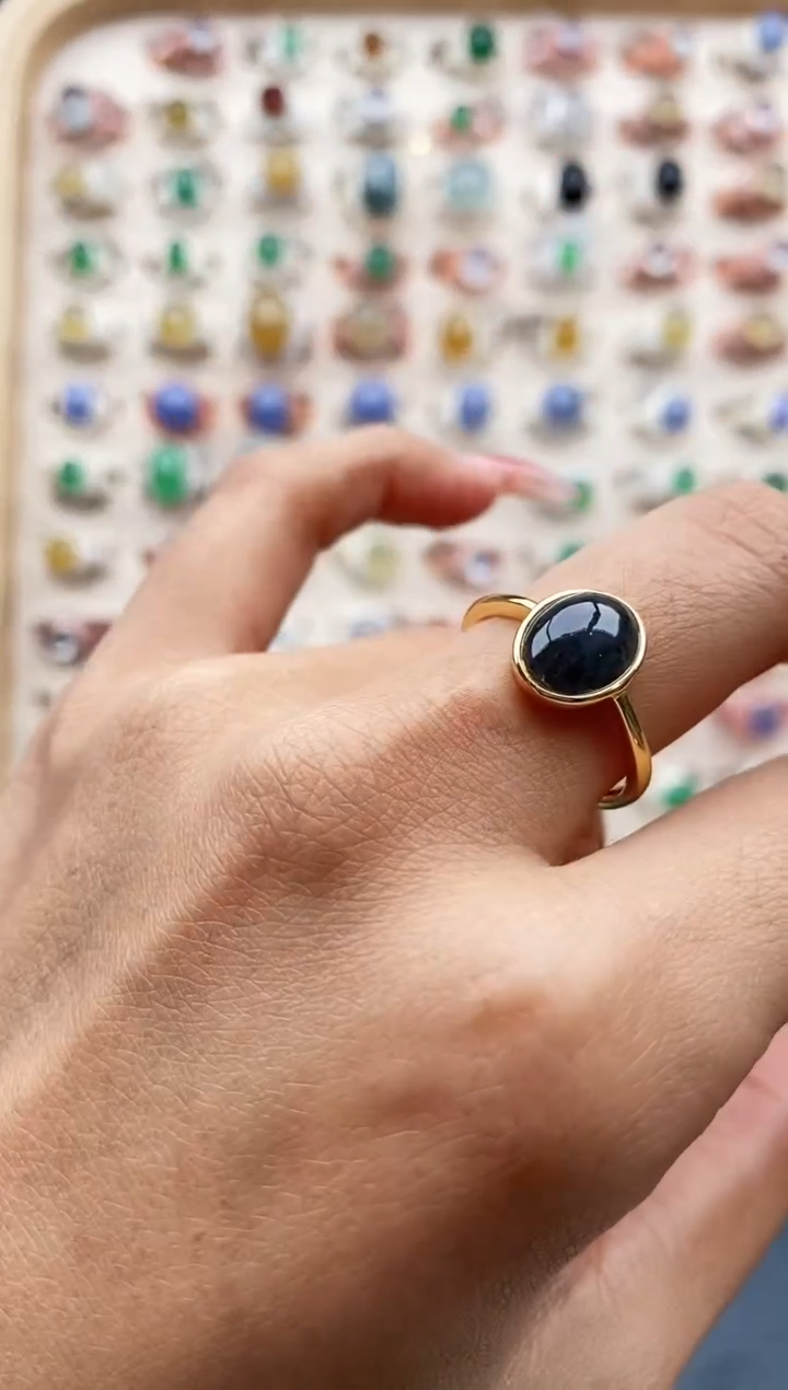 【闪购商品】翡翠戒指银S925镶嵌缅甸天然A货翡翠111  9+2