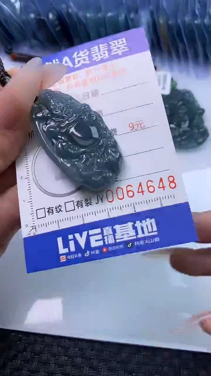 【闪购商品】翡翠颈饰未镶嵌A货翡翠4648