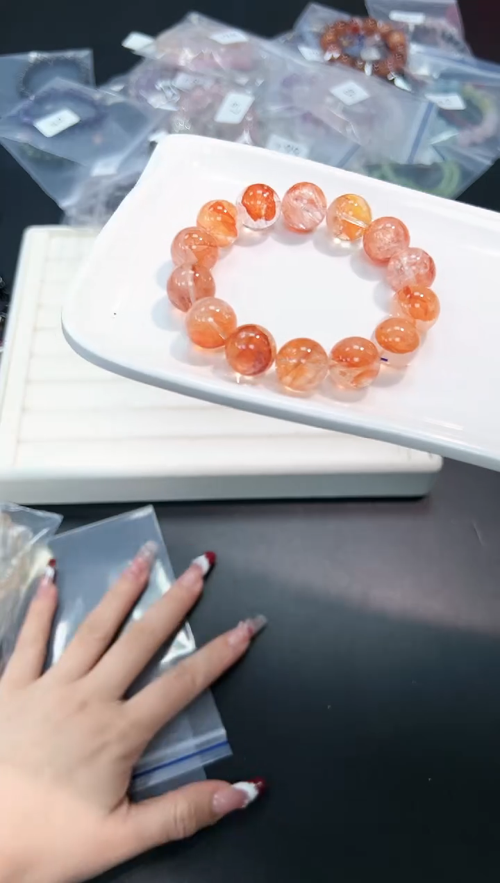【闪购商品】水晶手串未镶嵌8s多样性发其一/1条默认微瑕