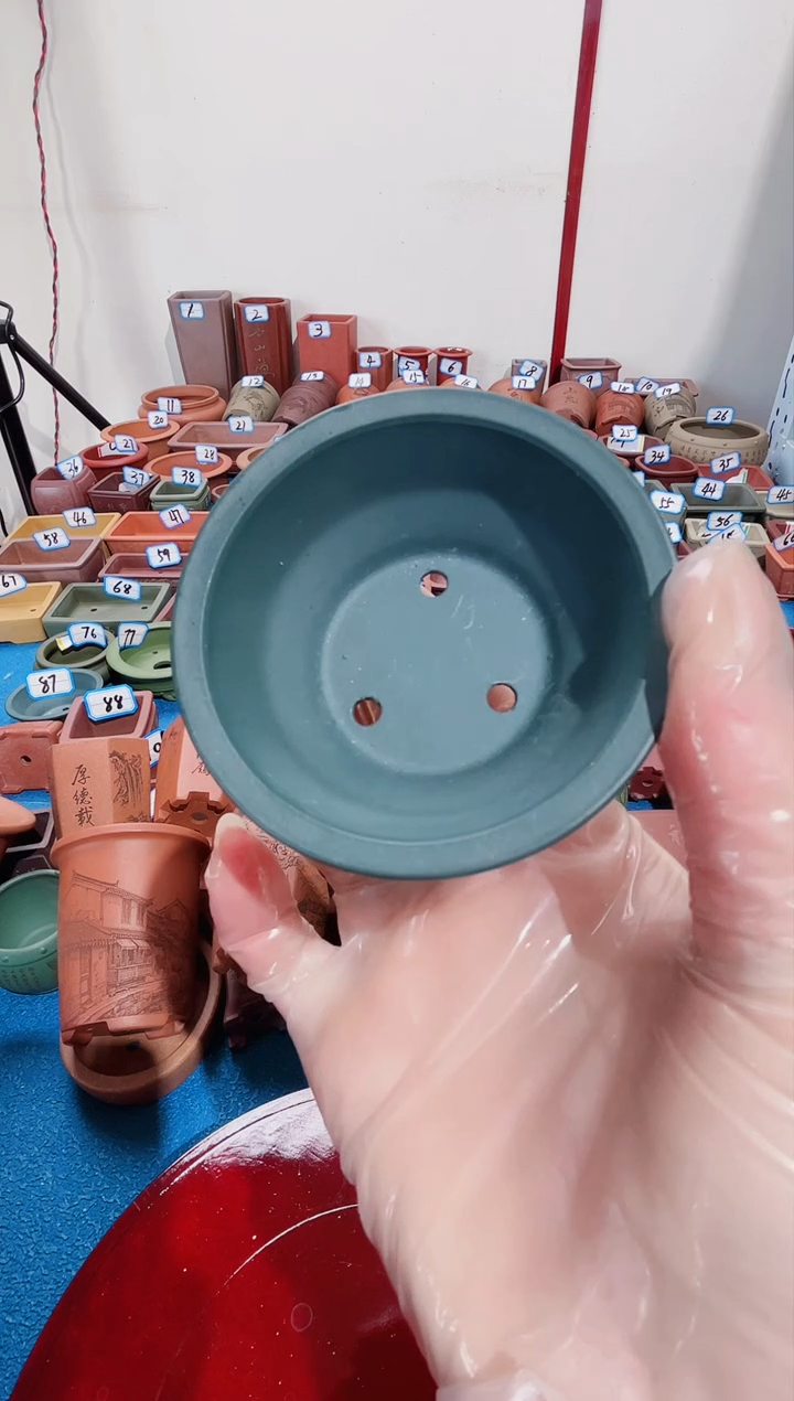 【闪购商品】紫砂紫砂花盆6.5*2