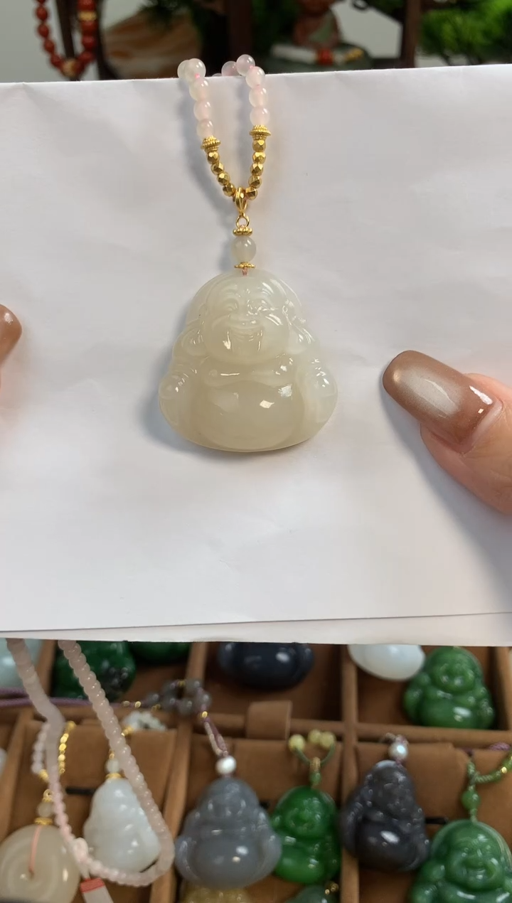 【闪购商品】和田玉颈饰未镶嵌精选佛公吊坠