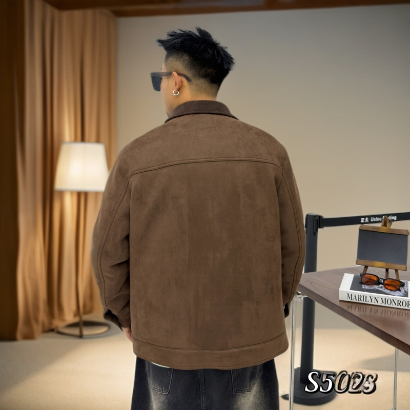 翻领薄款常规款潮流保暖工装夹克秋冬工装夹克宽松