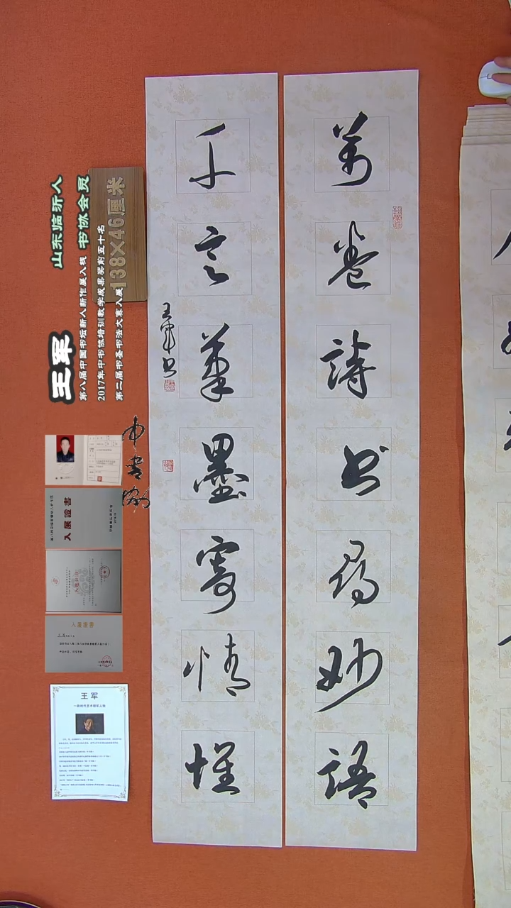 【闪购商品】书法406王军书法作品