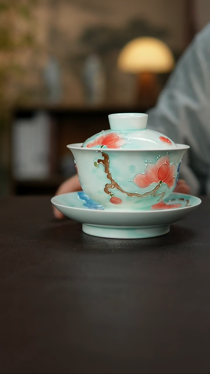 杯景德镇陶瓷杯碗柴烧多人