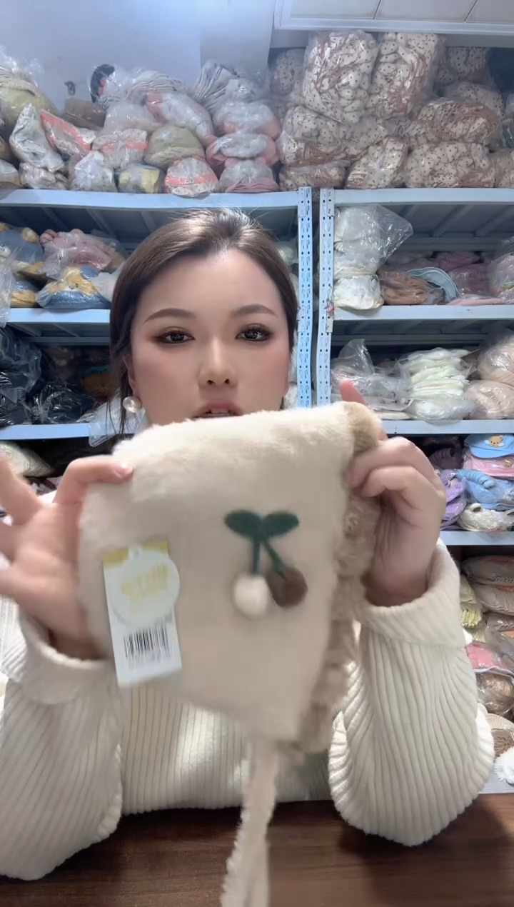 棉冬季儿童气质帽子917