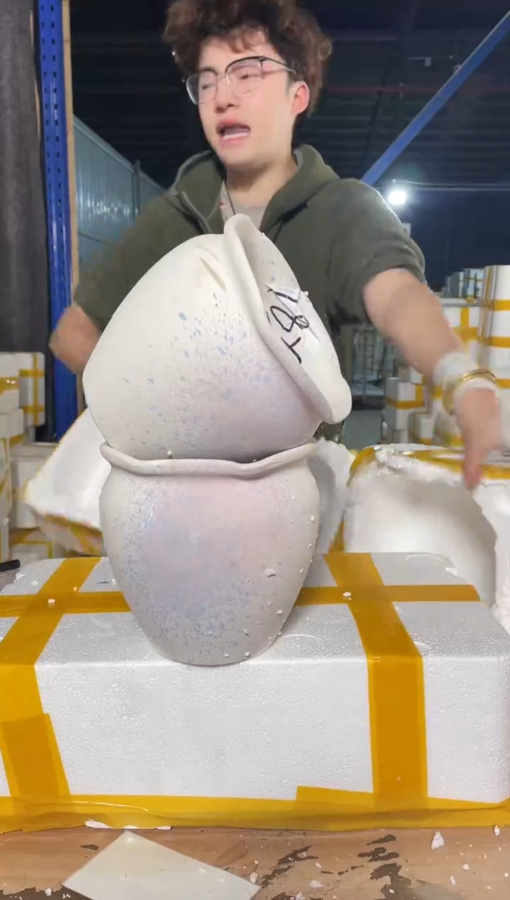 紫砂花盆宜兴紫砂粗陶花盆17-18