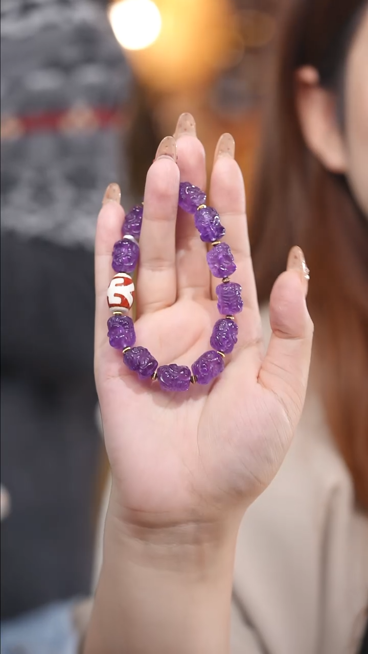 【闪购商品】玛瑙/玉髓颈饰未镶嵌Q30767贵人水晶手串