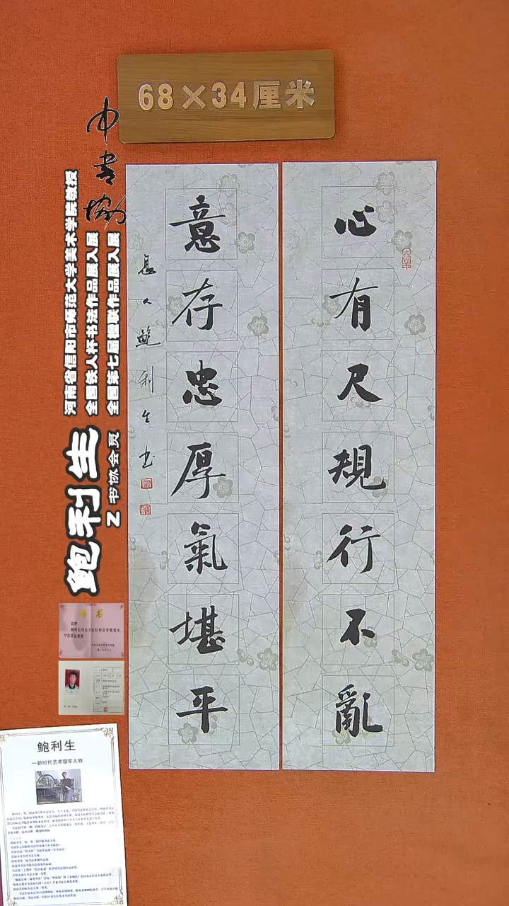 【闪购商品】书法262鲍利生书法作品