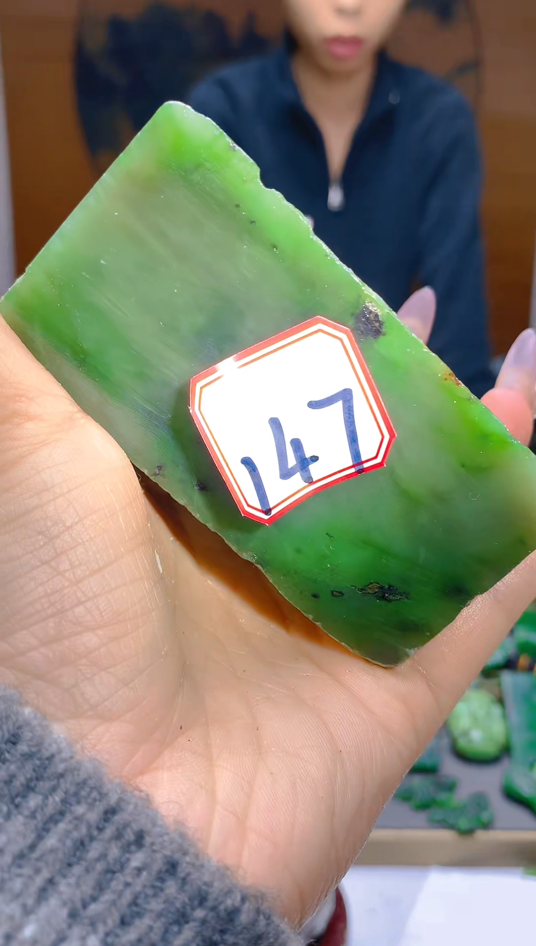 【闪购商品】和田玉（碧玉）珠宝半成品未镶嵌1