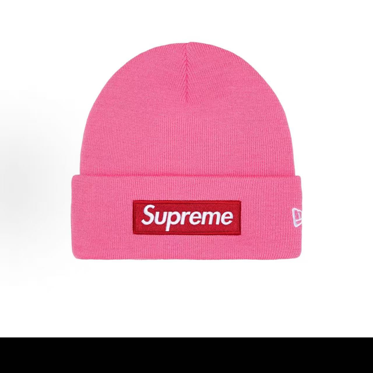 【JS专属】SupremexNew Era  FW25 WEEK 15 Box Logo 绒线帽