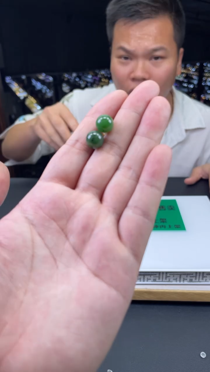 银S925镶嵌定制和田玉-102705-多样性/发其一