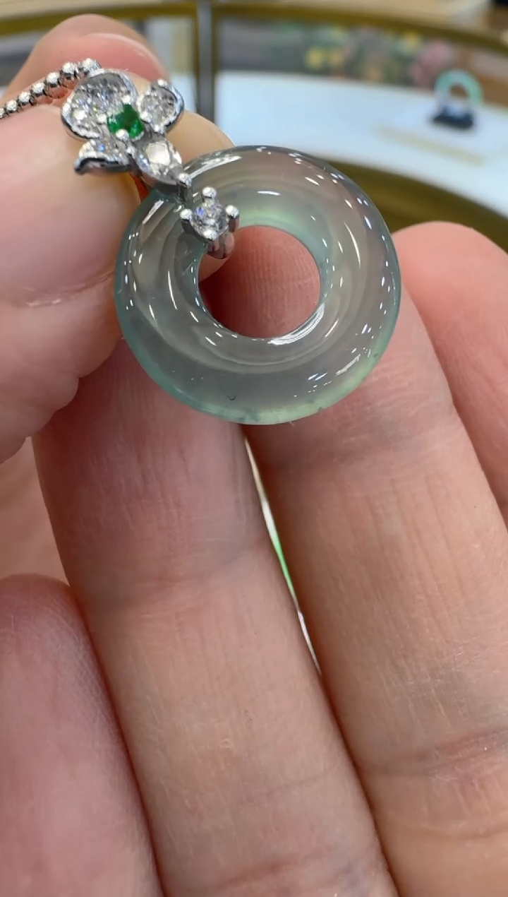 【闪购商品】翡翠吊坠(不含链)银S925镶嵌多样性团购发一件